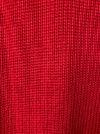 Robe longue en maille rouge - C & A