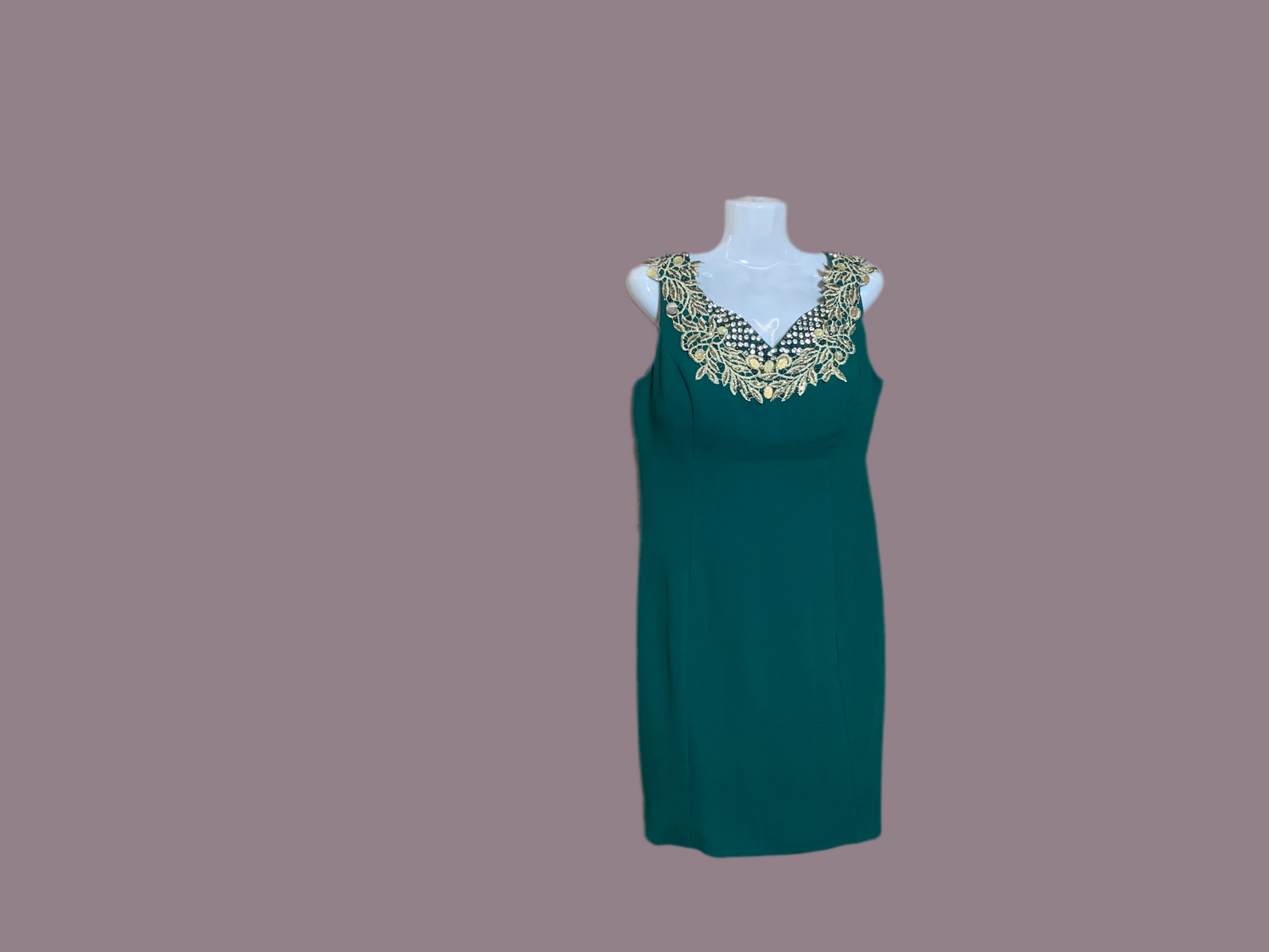 Robe de soirée verte – Messina