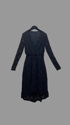 Robe noire en dentelle à volants – mbyM – Taille S / 36