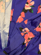 Chemise cache-cœur Bleu roi - Steps