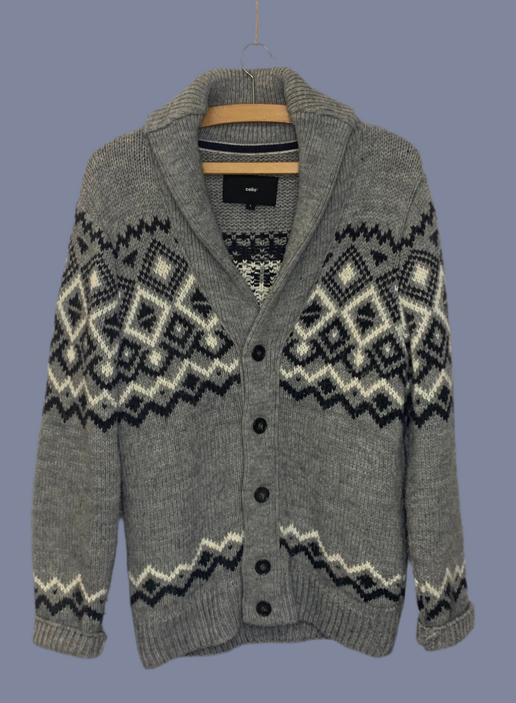 Cardigan Gris