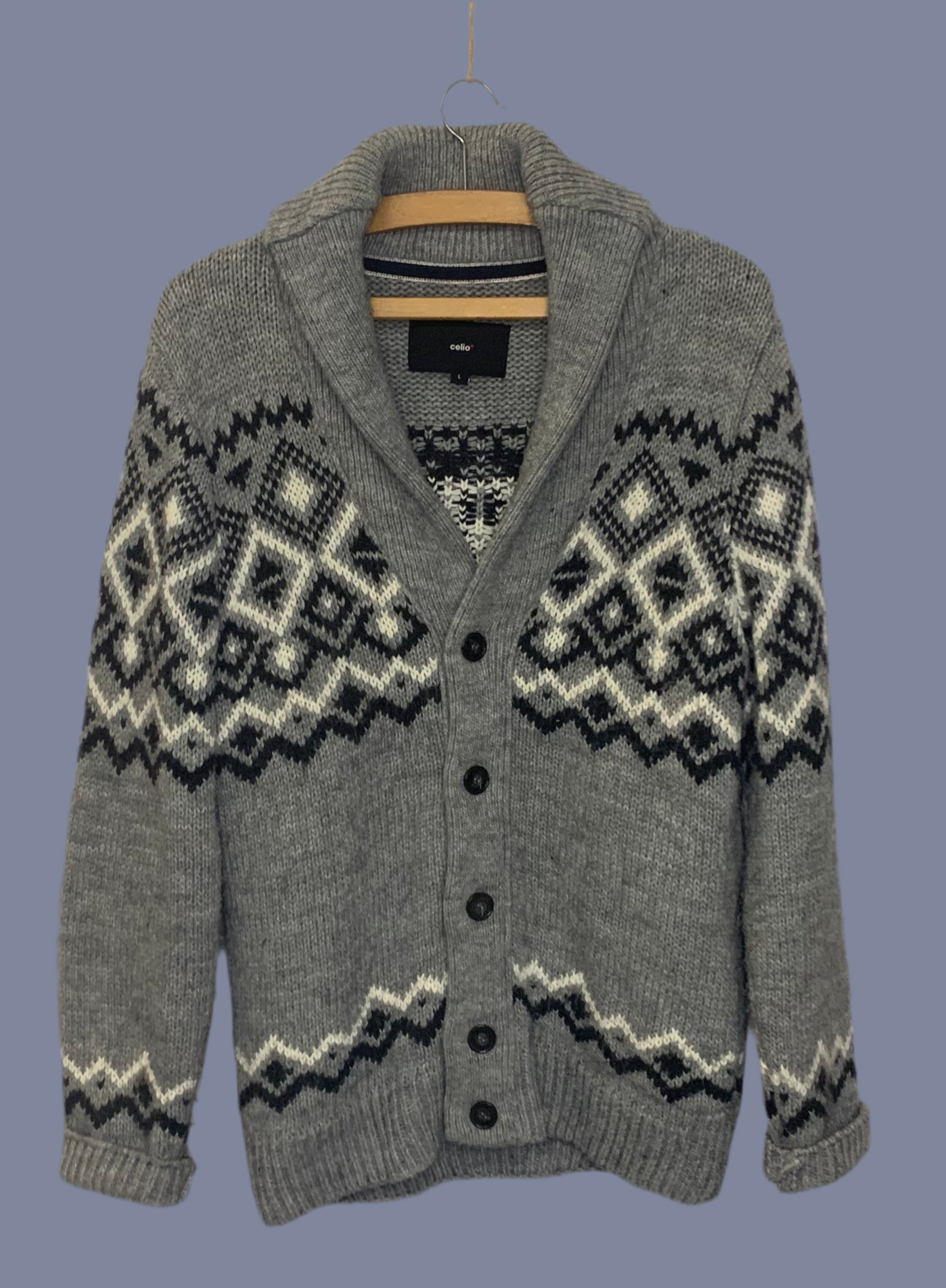 Cardigan Gris