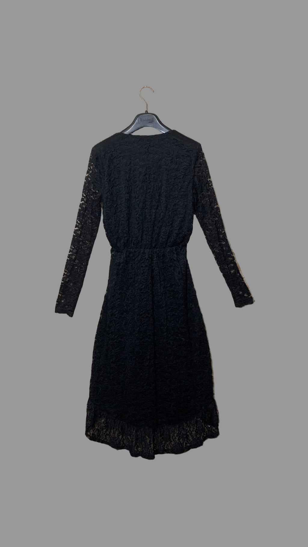Robe noire en dentelle à volants – mbyM – Taille S / 36