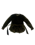 Haut en velours lisse vert olive -  Cacharel