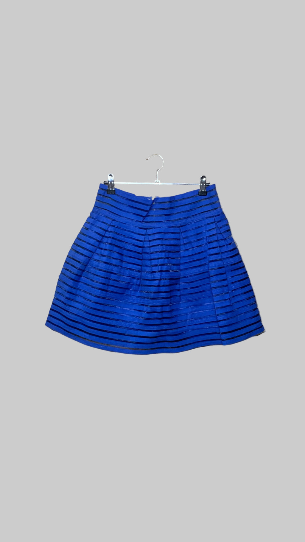 Jupe courte bleue – Alysson Collection