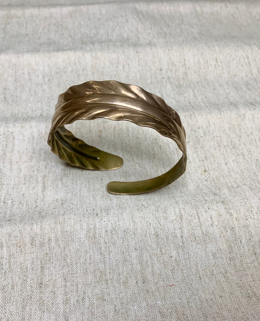 Bracelet manchette  laiton - vintage