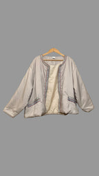 Veste courte oversize beige – Gabriella Vicenza