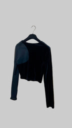 Top Court Bi-matière - Bershka