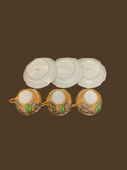 Lot de 3 tasses à thé - porcelaine japonaises