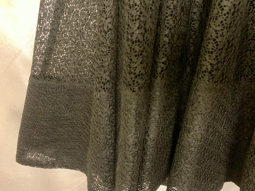 Robe noire ajourée - Maje