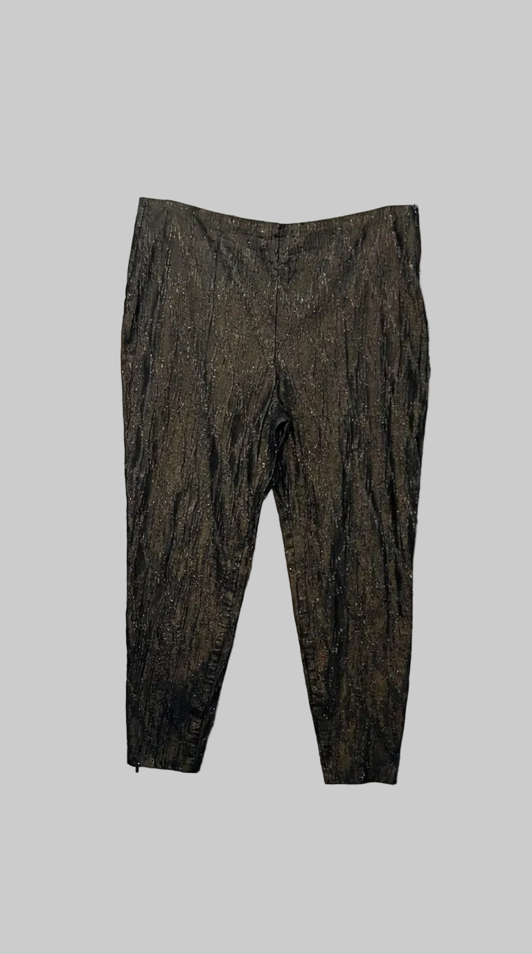 Tregging M&S Collection – Bronze texturé métallisé – Taille 46