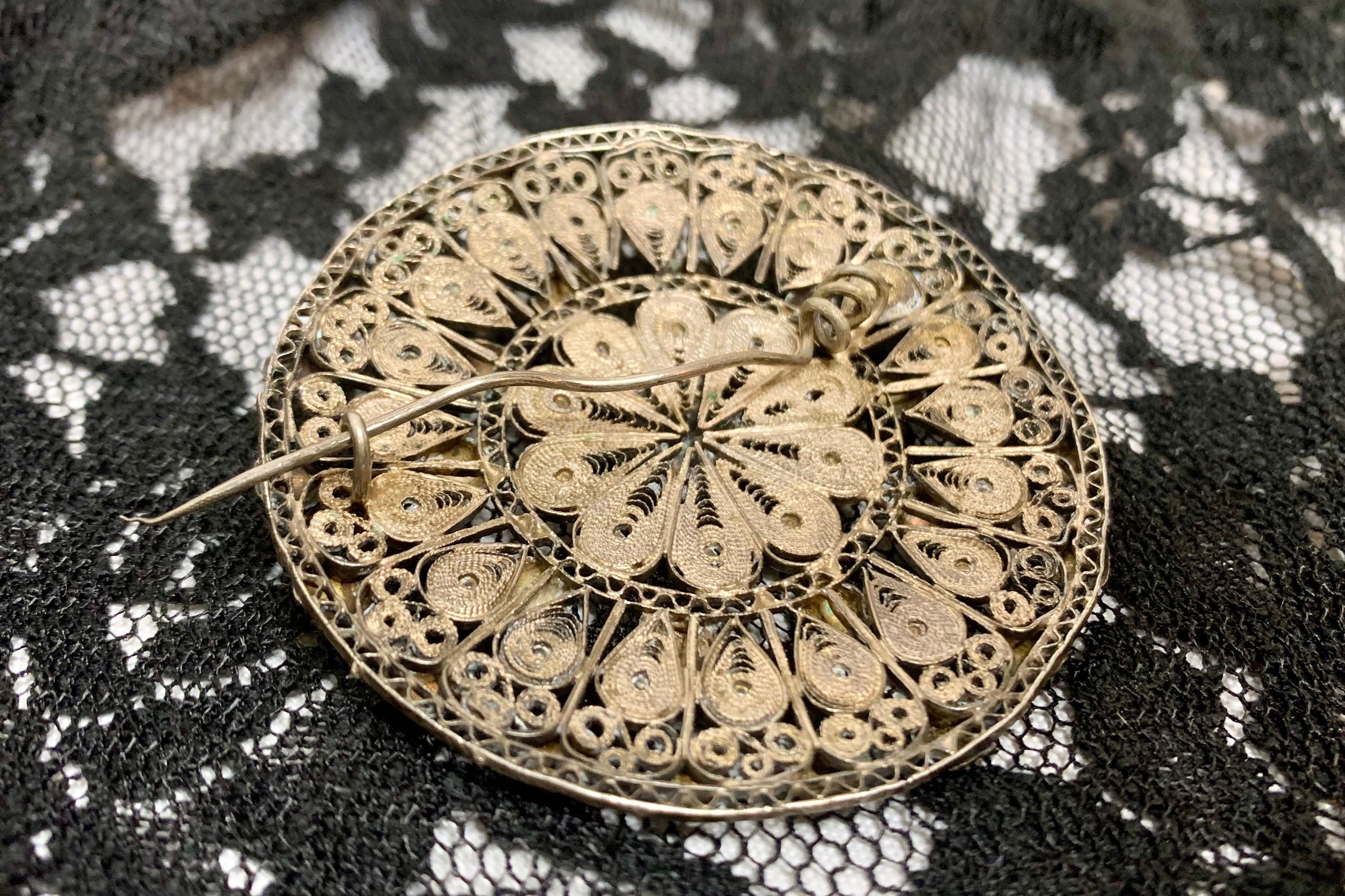 Broche  Ancienne Ronde