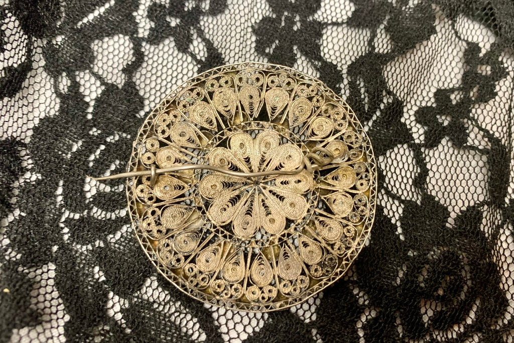 Broche  Ancienne Ronde
