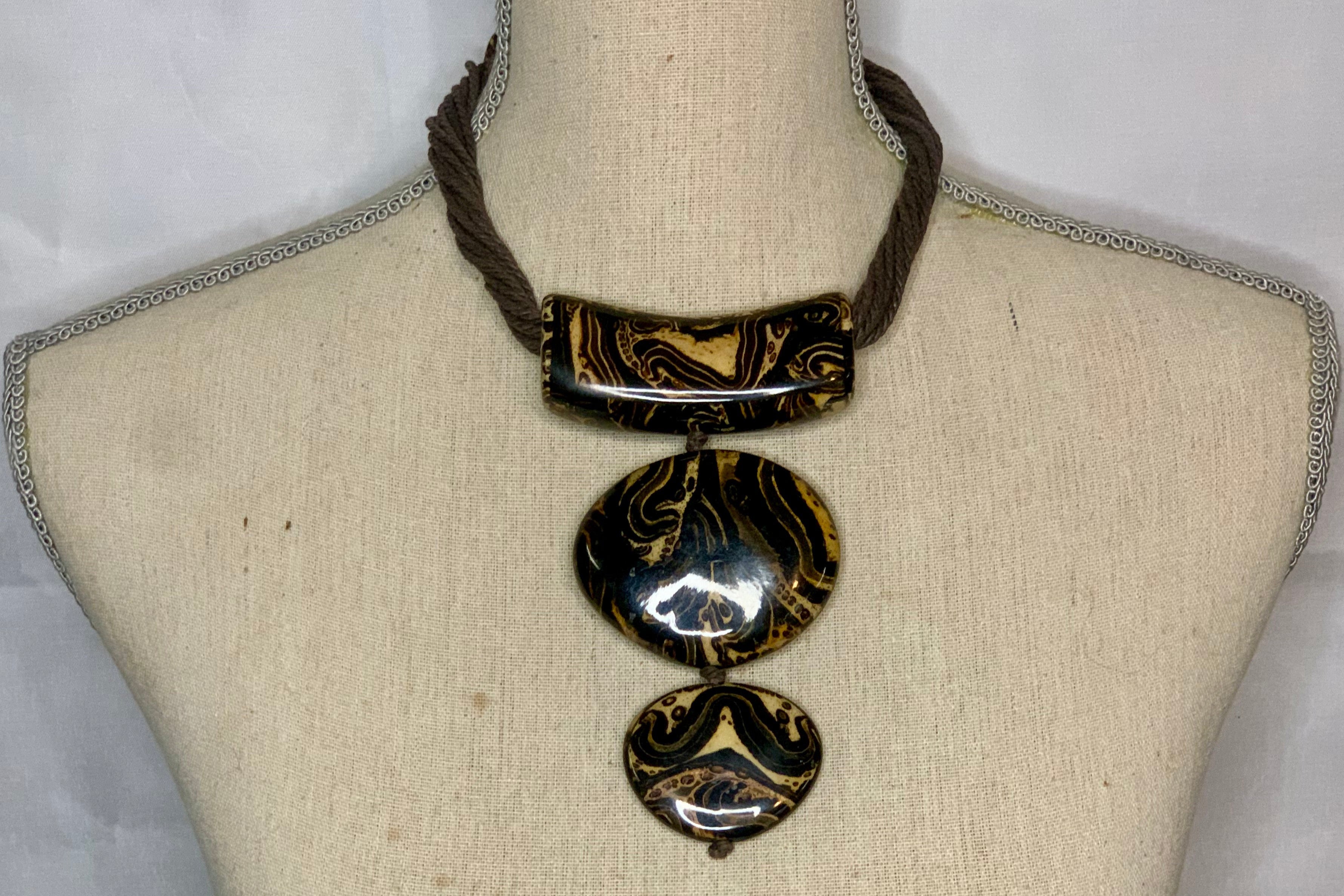 Collier Plastron Ethnique