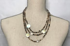 Collier Perle de Coquillage - 3 Brins