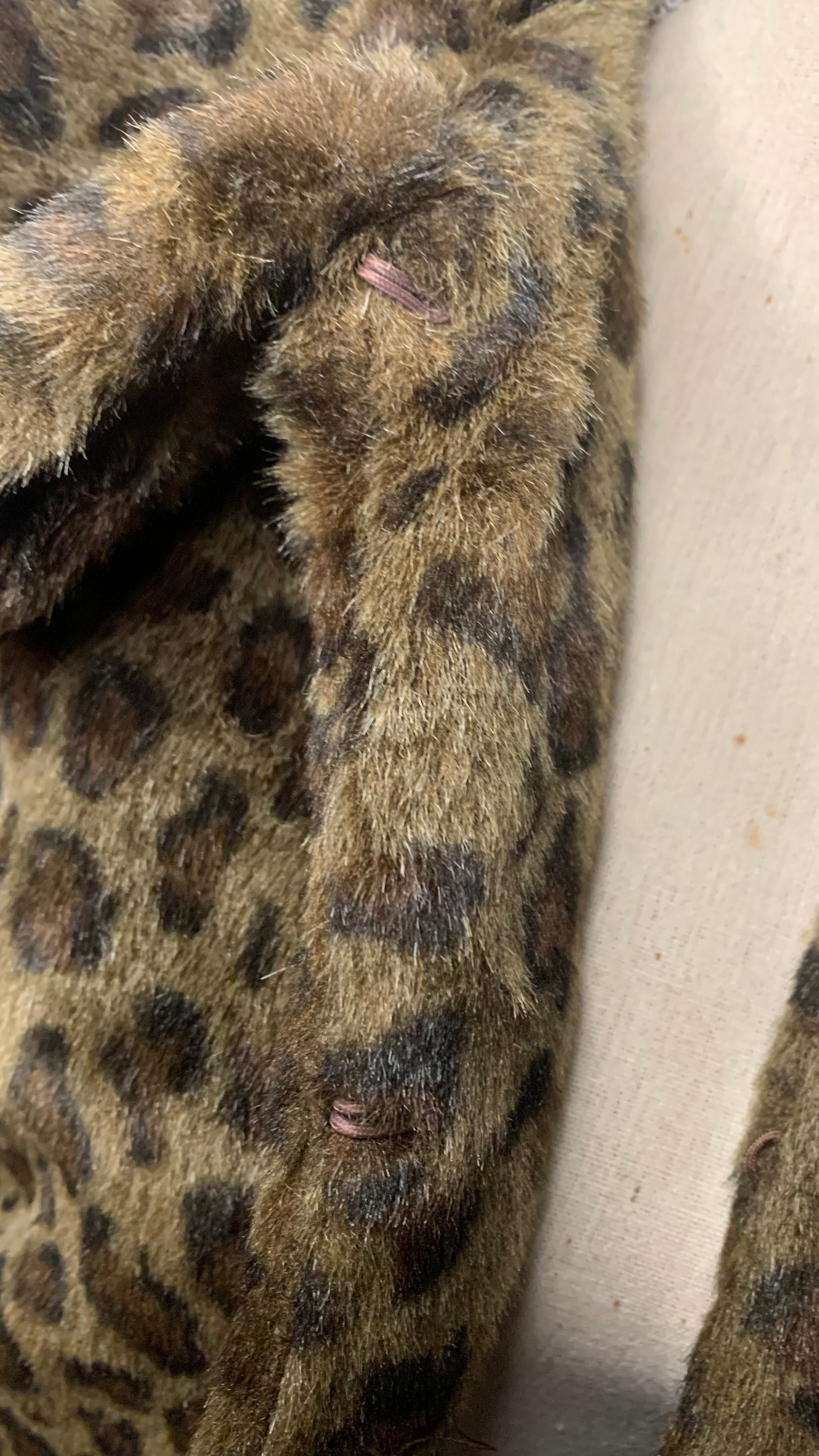 Veste courte fausse fourrure