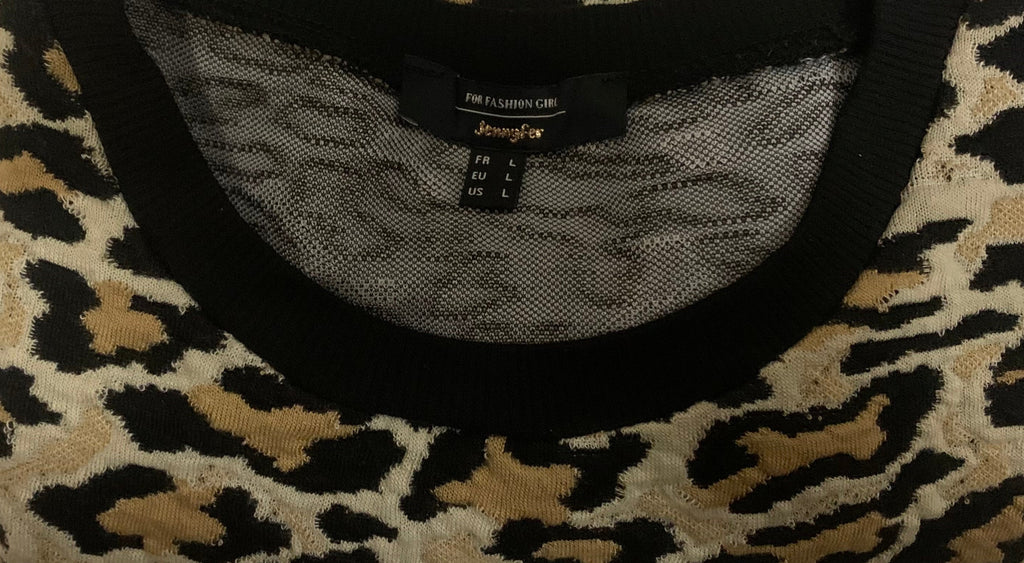 Robe Courte léopard