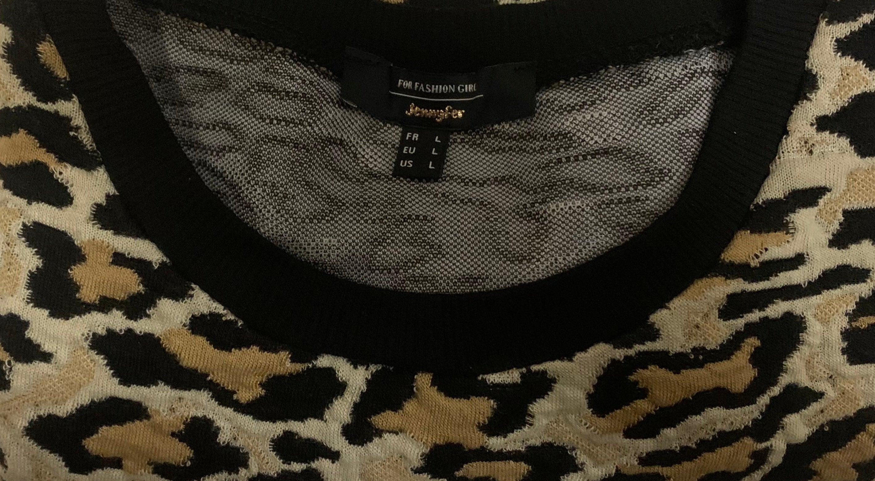 Robe Courte léopard